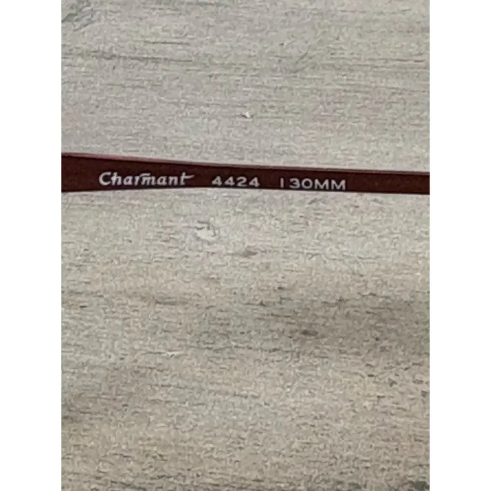 Charmant Brown‎ 4424 Men's Eyeglasses Glasses Frame made in Japan EUC